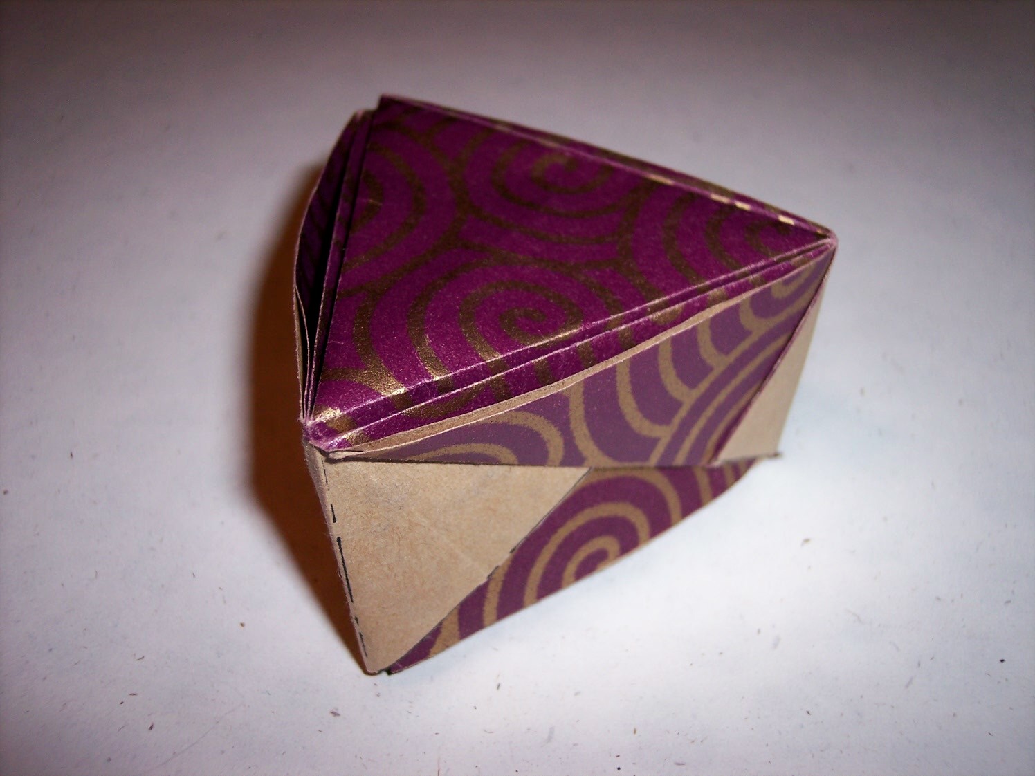 Triangle Box Crease Pattern - Flotsam and Origami Jetsam